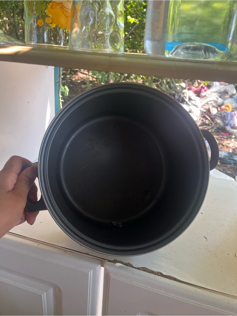 Non-Branded Black Cooking Pot with Dual Handles